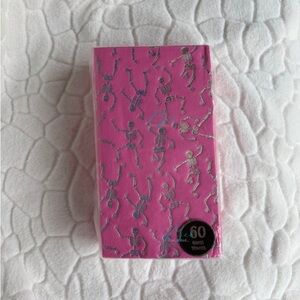 Pink Skeleton Patterned Guest Towels 60 Pack
